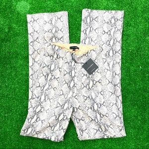 JLUX SNAKSKIN PATTERN PANTS